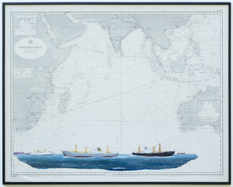 Seekarte Indischer Ozean